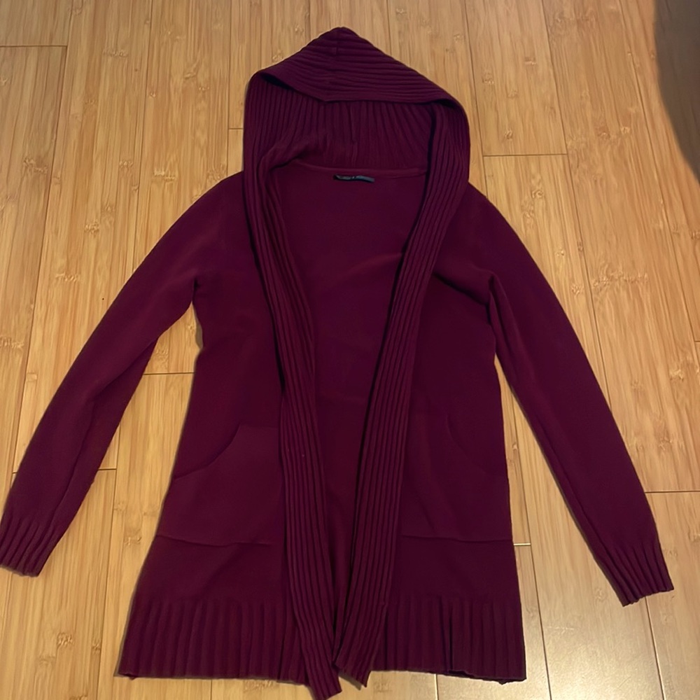 Cyrus Cardigan Hooded & Open Front Size Small